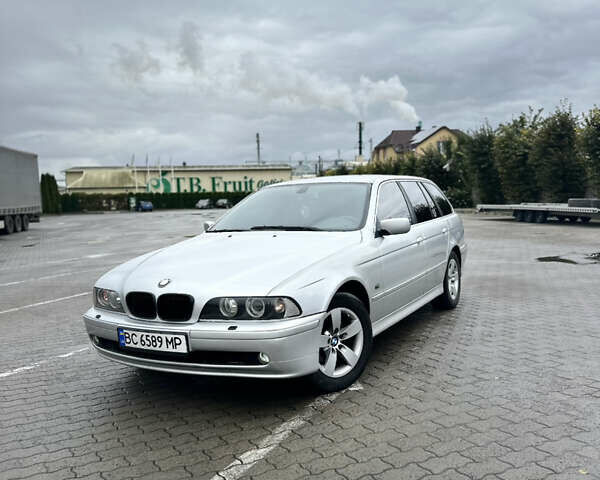 Серый БМВ 5 Серия, объемом двигателя 2.5 л и пробегом 383 тыс. км за 5500 $, фото 1 на Automoto.ua