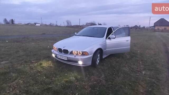 Серый БМВ 5 Серия, объемом двигателя 2.2 л и пробегом 334 тыс. км за 4500 $, фото 1 на Automoto.ua