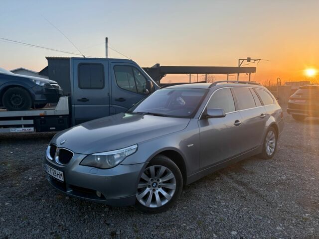Серый БМВ 5 Серия, объемом двигателя 3 л и пробегом 400 тыс. км за 7500 $, фото 1 на Automoto.ua