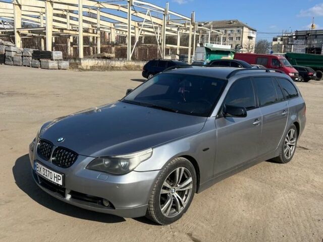 Серый БМВ 5 Серия, объемом двигателя 3 л и пробегом 413 тыс. км за 8300 $, фото 1 на Automoto.ua