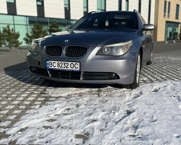 Серый БМВ 5 Серия, объемом двигателя 3 л и пробегом 340 тыс. км за 8700 $, фото 1 на Automoto.ua