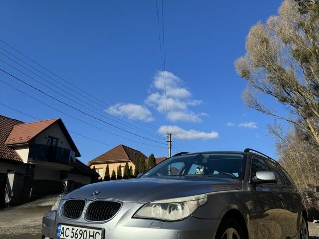 Серый БМВ 5 Серия, объемом двигателя 2.5 л и пробегом 290 тыс. км за 6300 $, фото 1 на Automoto.ua