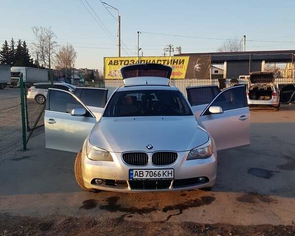 Серый БМВ 5 Серия, объемом двигателя 2.5 л и пробегом 393 тыс. км за 7000 $, фото 1 на Automoto.ua