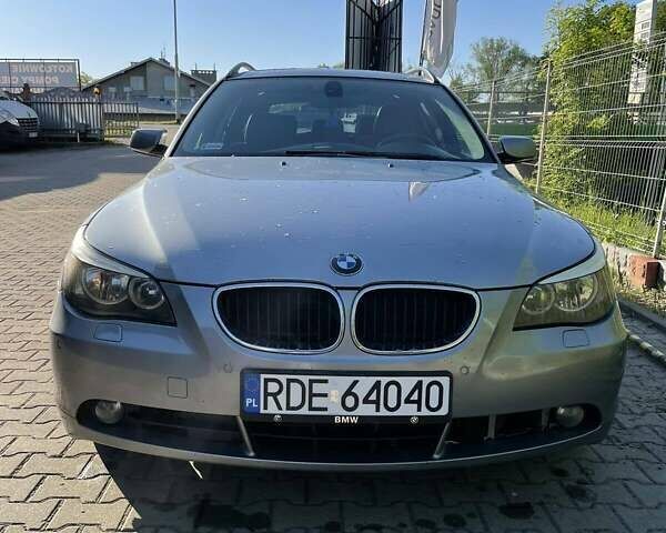 Серый БМВ 5 Серия, объемом двигателя 2.5 л и пробегом 284 тыс. км за 7300 $, фото 1 на Automoto.ua