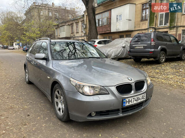 Сірий БМВ 5 Серія, об'ємом двигуна 3 л та пробігом 344 тис. км за 6999 $, фото 1 на Automoto.ua