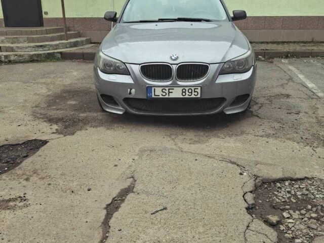 Серый БМВ 5 Серия, объемом двигателя 3 л и пробегом 256 тыс. км за 4900 $, фото 1 на Automoto.ua