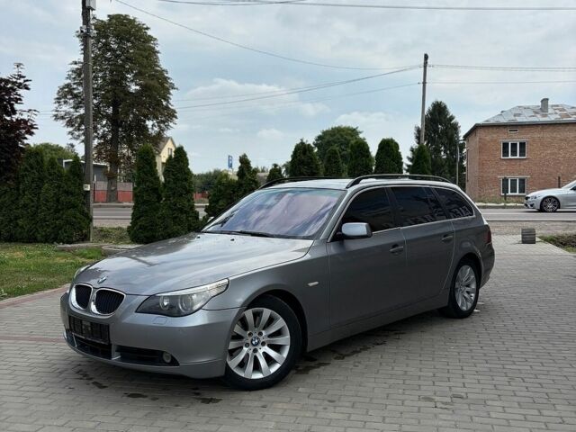 Серый БМВ 5 Серия, объемом двигателя 3 л и пробегом 411 тыс. км за 8600 $, фото 1 на Automoto.ua