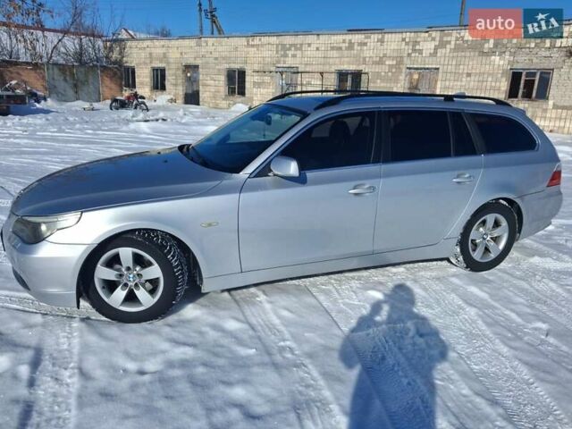 Серый БМВ 5 Серия, объемом двигателя 2.5 л и пробегом 450 тыс. км за 7600 $, фото 1 на Automoto.ua