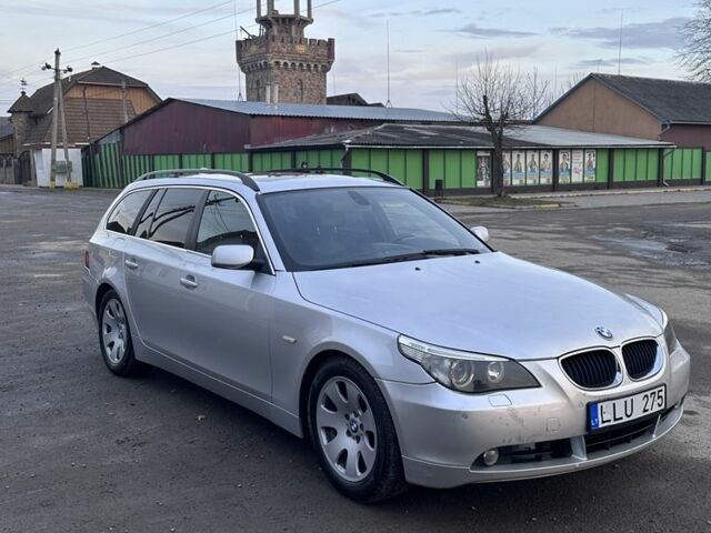 Серый БМВ 5 Серия, объемом двигателя 2.5 л и пробегом 337 тыс. км за 3700 $, фото 1 на Automoto.ua