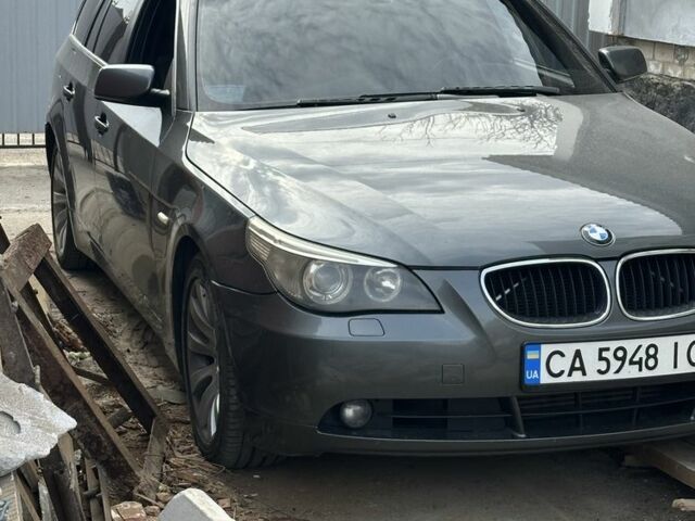Серый БМВ 5 Серия, объемом двигателя 2.5 л и пробегом 333 тыс. км за 7500 $, фото 1 на Automoto.ua