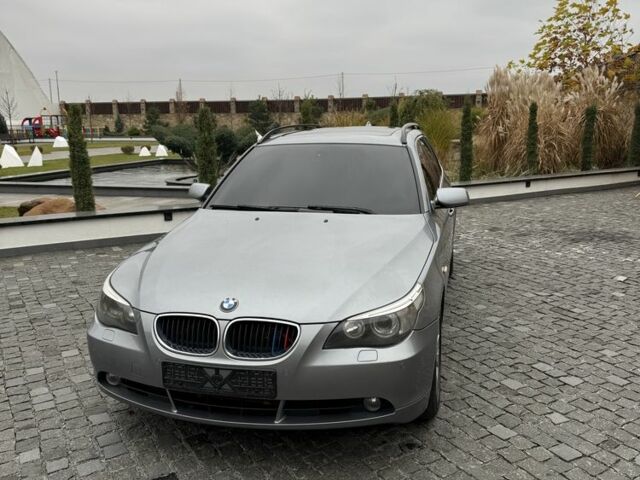 Серый БМВ 5 Серия, объемом двигателя 3 л и пробегом 360 тыс. км за 4500 $, фото 1 на Automoto.ua