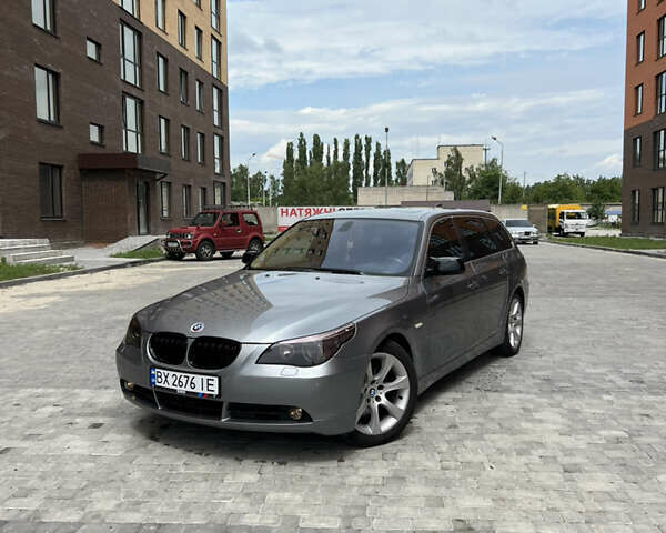 Серый БМВ 5 Серия, объемом двигателя 2.5 л и пробегом 357 тыс. км за 7500 $, фото 1 на Automoto.ua