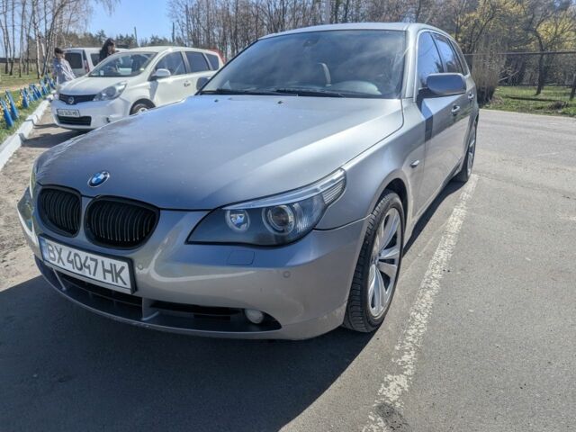 Серый БМВ 5 Серия, объемом двигателя 3 л и пробегом 269 тыс. км за 8300 $, фото 1 на Automoto.ua