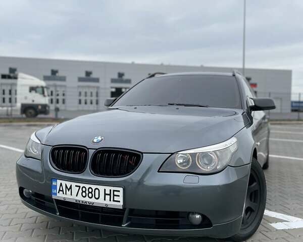 Серый БМВ 5 Серия, объемом двигателя 2 л и пробегом 437 тыс. км за 6500 $, фото 1 на Automoto.ua