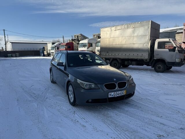 Серый БМВ 5 Серия, объемом двигателя 2 л и пробегом 348 тыс. км за 5100 $, фото 1 на Automoto.ua