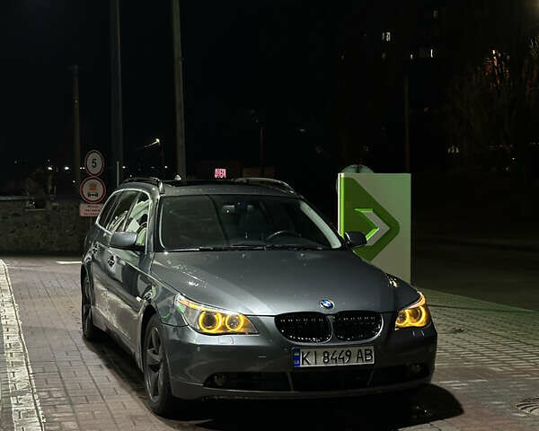 Серый БМВ 5 Серия, объемом двигателя 2.5 л и пробегом 386 тыс. км за 6950 $, фото 1 на Automoto.ua