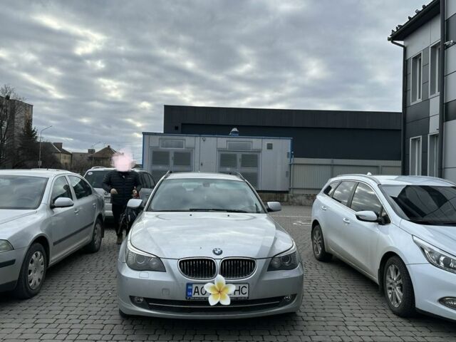 Серый БМВ 5 Серия, объемом двигателя 3 л и пробегом 268 тыс. км за 9800 $, фото 1 на Automoto.ua
