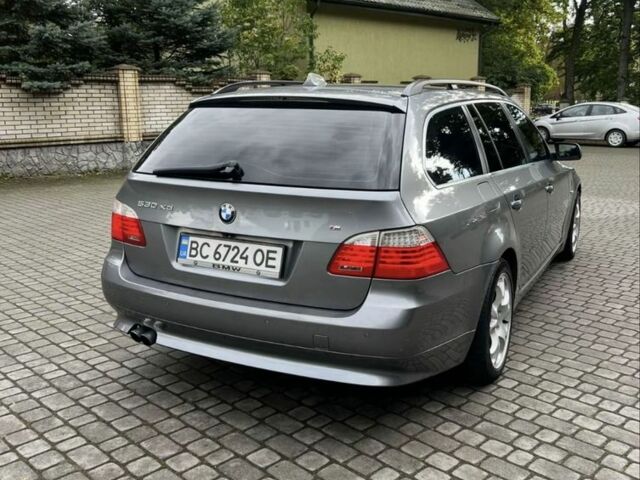 Серый БМВ 5 Серия, объемом двигателя 3 л и пробегом 290 тыс. км за 11500 $, фото 1 на Automoto.ua