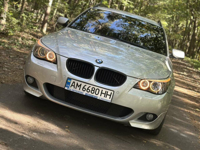Серый БМВ 5 Серия, объемом двигателя 2 л и пробегом 329 тыс. км за 7900 $, фото 1 на Automoto.ua