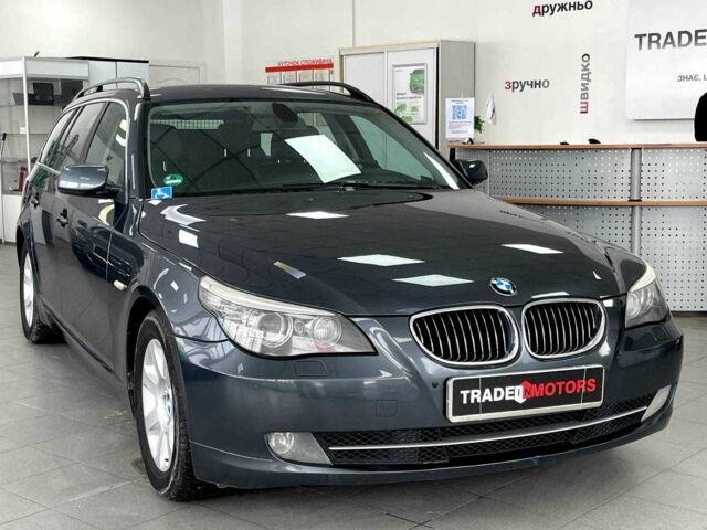Серый БМВ 5 Серия, объемом двигателя 3 л и пробегом 297 тыс. км за 7490 $, фото 1 на Automoto.ua