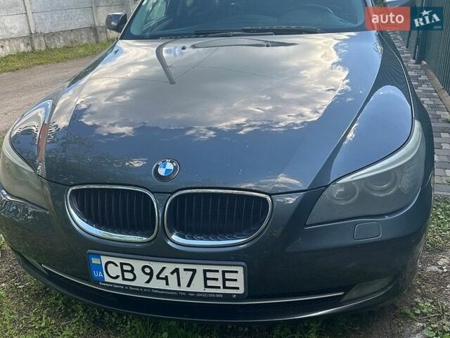 Серый БМВ 5 Серия, объемом двигателя 2 л и пробегом 392 тыс. км за 9000 $, фото 1 на Automoto.ua