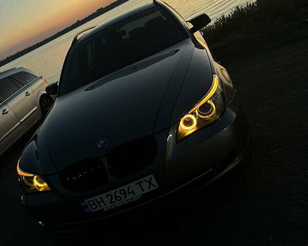 Серый БМВ 5 Серия, объемом двигателя 2 л и пробегом 411 тыс. км за 8500 $, фото 1 на Automoto.ua