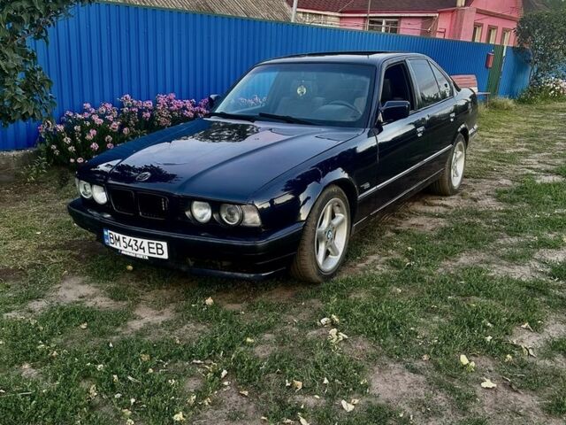 Синий БМВ 5 Серия, объемом двигателя 2 л и пробегом 400 тыс. км за 2500 $, фото 1 на Automoto.ua