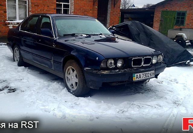 Синий БМВ 5 Серия, объемом двигателя 2.5 л и пробегом 288 тыс. км за 2600 $, фото 1 на Automoto.ua