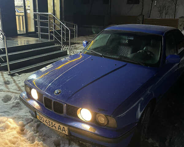 Синий БМВ 5 Серия, объемом двигателя 2 л и пробегом 300 тыс. км за 2350 $, фото 1 на Automoto.ua