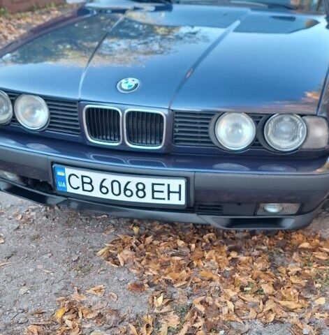 Синий БМВ 5 Серия, объемом двигателя 2.5 л и пробегом 332 тыс. км за 5018 $, фото 1 на Automoto.ua