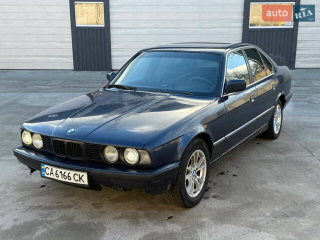 Синий БМВ 5 Серия, объемом двигателя 1.99 л и пробегом 220 тыс. км за 1950 $, фото 1 на Automoto.ua