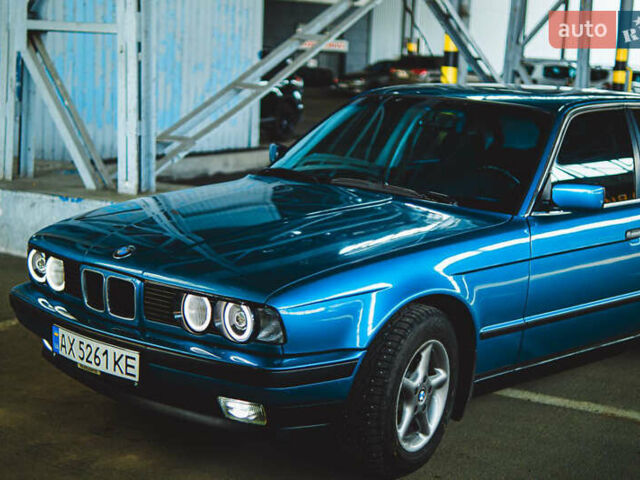 Синий БМВ 5 Серия, объемом двигателя 1.99 л и пробегом 320 тыс. км за 6000 $, фото 1 на Automoto.ua