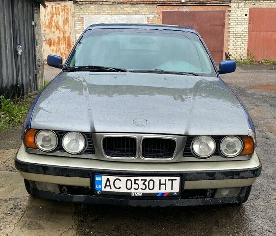Синий БМВ 5 Серия, объемом двигателя 3 л и пробегом 280 тыс. км за 4600 $, фото 1 на Automoto.ua