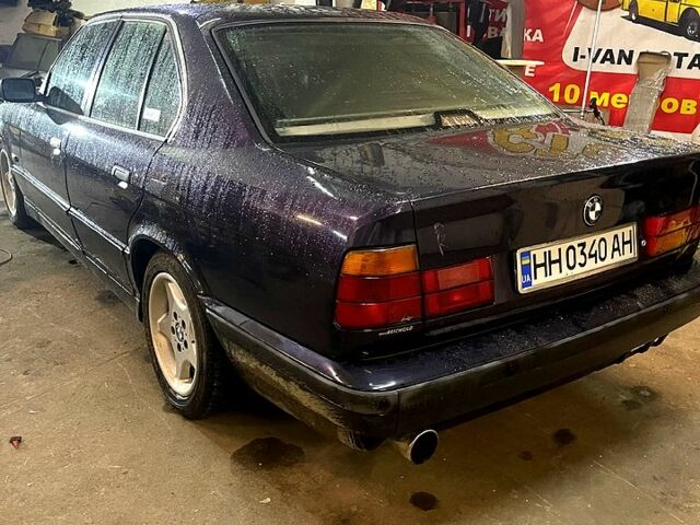 Синий БМВ 5 Серия, объемом двигателя 2 л и пробегом 270 тыс. км за 3500 $, фото 1 на Automoto.ua