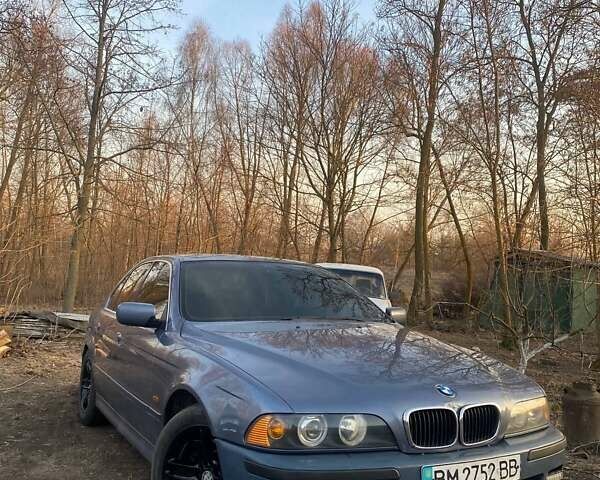 Синий БМВ 5 Серия, объемом двигателя 3 л и пробегом 432 тыс. км за 4650 $, фото 1 на Automoto.ua