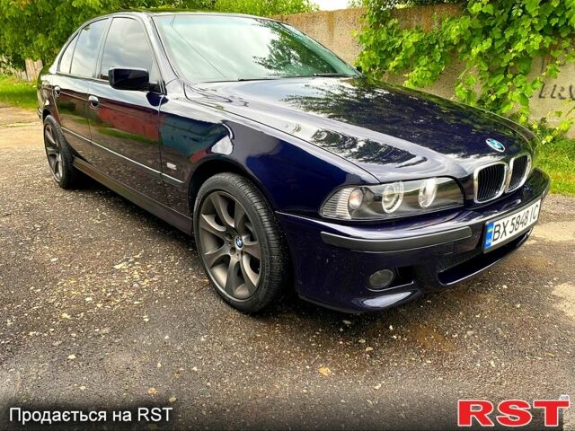 Синий БМВ 5 Серия, объемом двигателя 2.5 л и пробегом 302 тыс. км за 3300 $, фото 1 на Automoto.ua