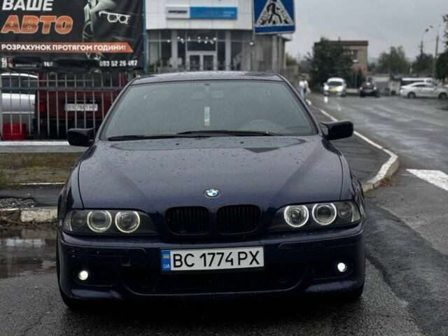 Синій БМВ 5 Серія, об'ємом двигуна 2.5 л та пробігом 200 тис. км за 4650 $, фото 1 на Automoto.ua