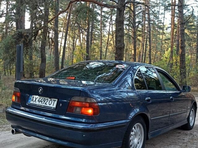 Синій БМВ 5 Серія, об'ємом двигуна 2.5 л та пробігом 400 тис. км за 4722 $, фото 1 на Automoto.ua