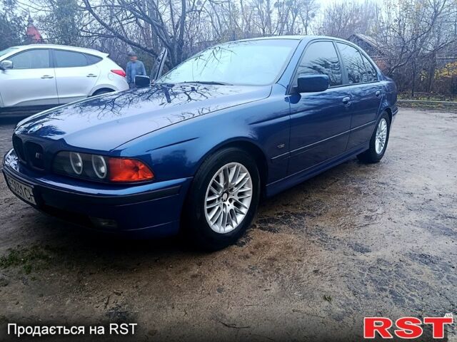 Синій БМВ 5 Серія, об'ємом двигуна 2.5 л та пробігом 370 тис. км за 4999 $, фото 1 на Automoto.ua