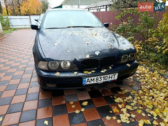 Синий БМВ 5 Серия, объемом двигателя 2 л и пробегом 365 тыс. км за 4300 $, фото 1 на Automoto.ua