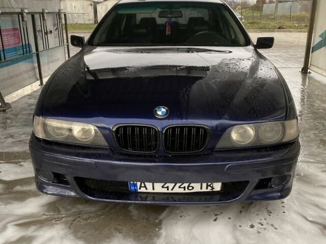 Синий БМВ 5 Серия, объемом двигателя 2 л и пробегом 350 тыс. км за 3000 $, фото 1 на Automoto.ua