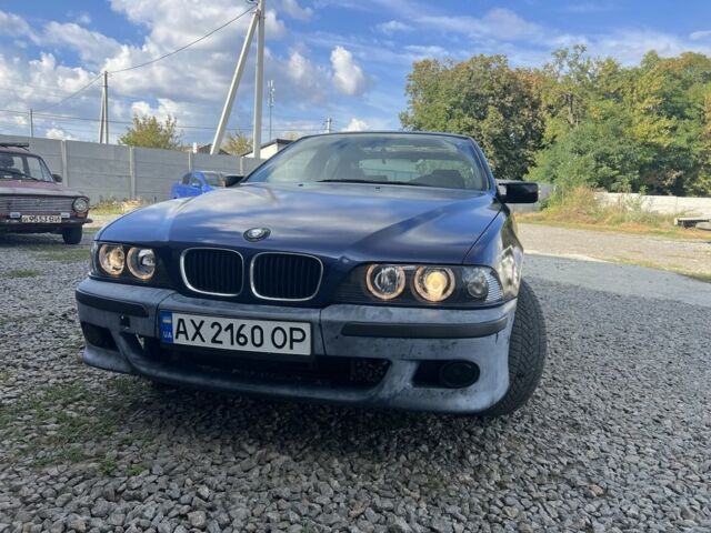 Синий БМВ 5 Серия, объемом двигателя 2 л и пробегом 412 тыс. км за 2450 $, фото 1 на Automoto.ua