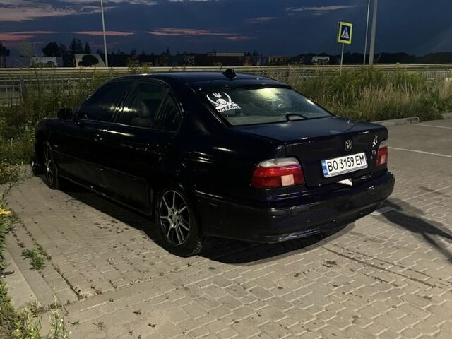 Синій БМВ 5 Серія, об'ємом двигуна 2 л та пробігом 320 тис. км за 1301 $, фото 1 на Automoto.ua