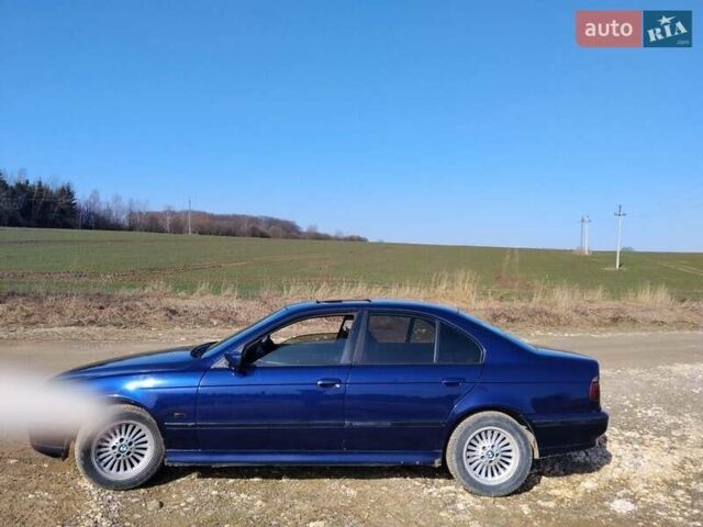 Синій БМВ 5 Серія, об'ємом двигуна 2 л та пробігом 408 тис. км за 3250 $, фото 1 на Automoto.ua