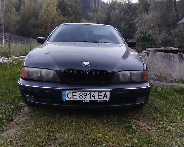 Синий БМВ 5 Серия, объемом двигателя 2.5 л и пробегом 360 тыс. км за 3750 $, фото 1 на Automoto.ua