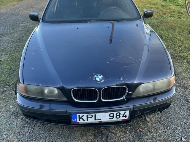 Синий БМВ 5 Серия, объемом двигателя 3 л и пробегом 352 тыс. км за 1900 $, фото 1 на Automoto.ua