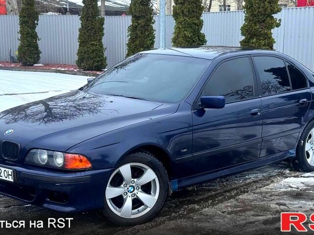 Синій БМВ 5 Серія, об'ємом двигуна 2 л та пробігом 298 тис. км за 3500 $, фото 1 на Automoto.ua