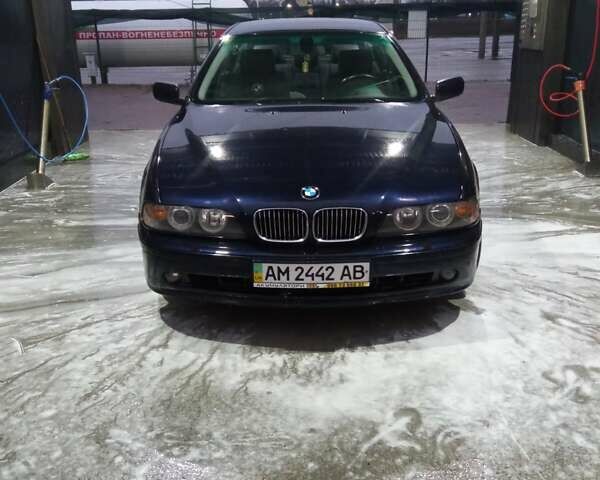 Синій БМВ 5 Серія, об'ємом двигуна 2.2 л та пробігом 361 тис. км за 4100 $, фото 1 на Automoto.ua