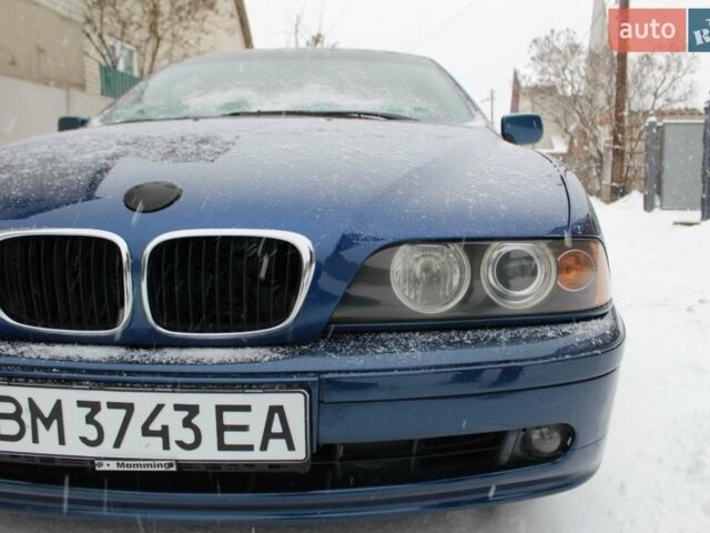 Синий БМВ 5 Серия, объемом двигателя 2.2 л и пробегом 271 тыс. км за 4650 $, фото 1 на Automoto.ua