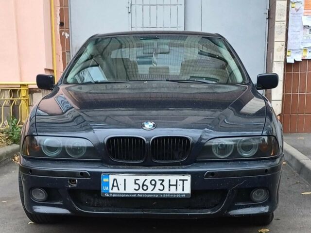 Синий БМВ 5 Серия, объемом двигателя 2.5 л и пробегом 289 тыс. км за 4500 $, фото 1 на Automoto.ua